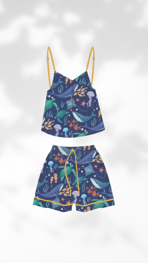 Pijamas de animales del mar ( mujer)